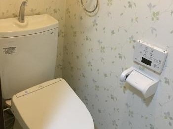 壁紙も一新し、さわやかな空間になりました。