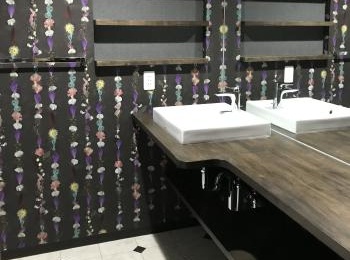 ＴＯＴＯの洗面ボウルは陶器表面の凹凸を100万分の1mmのナノレベルでツルツルに。