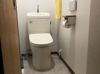 和式から洋式のトイレになりました。